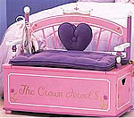 Pink princess toy box.